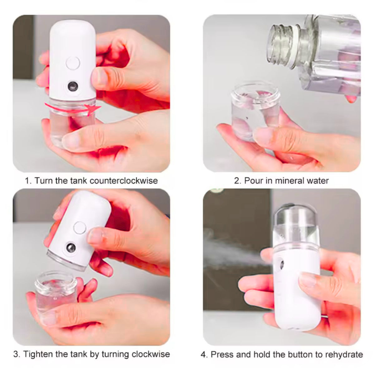 Nano Hydration Mist Sprayer-Instant Skin Refresh & Glow