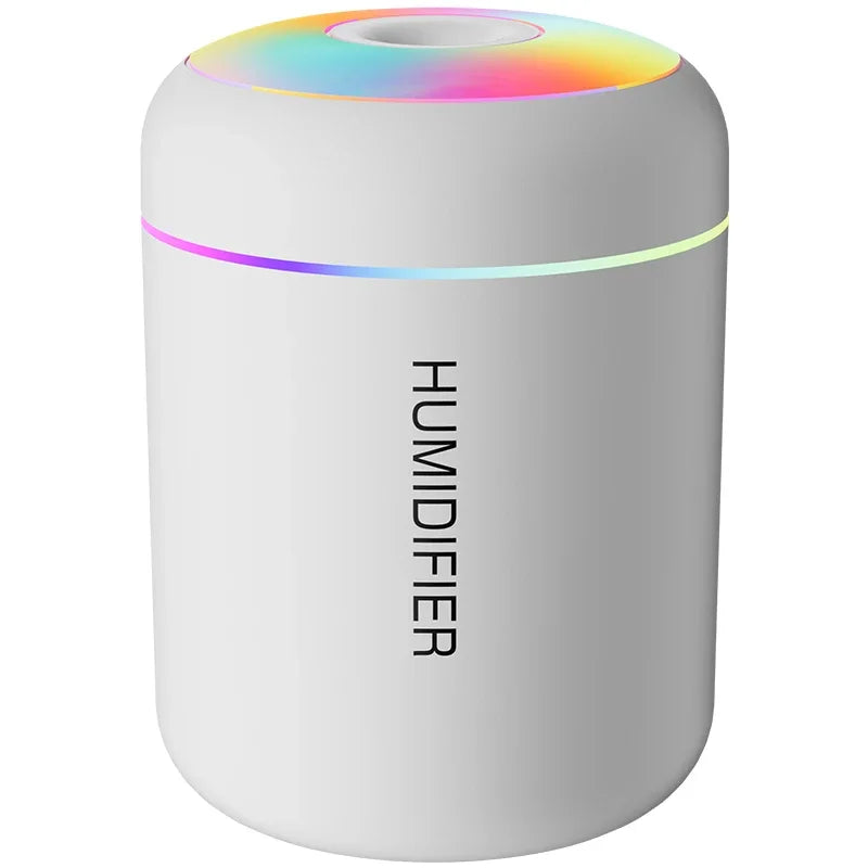 Mini USB Air Humidifier & LED Aroma Diffuser – For Home, Car & Bedroom