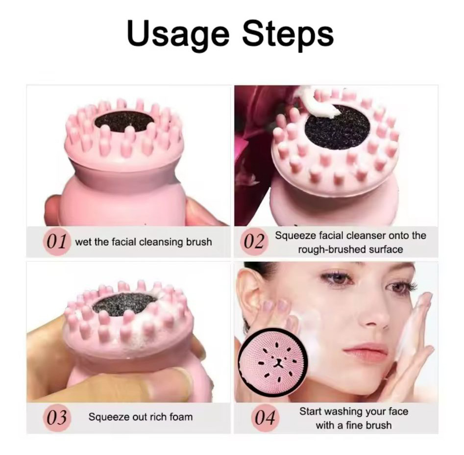 Silicone Face Cleanser Brush